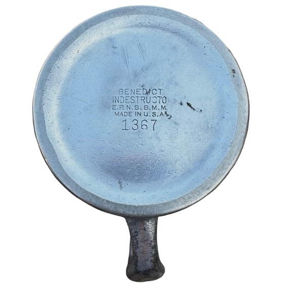 BENEDICT INDESTRUCTO Silver-plated Creamer & Sugar Bowl (pair of 2) E.P.N.S.B.M. - Picture 8 of 9